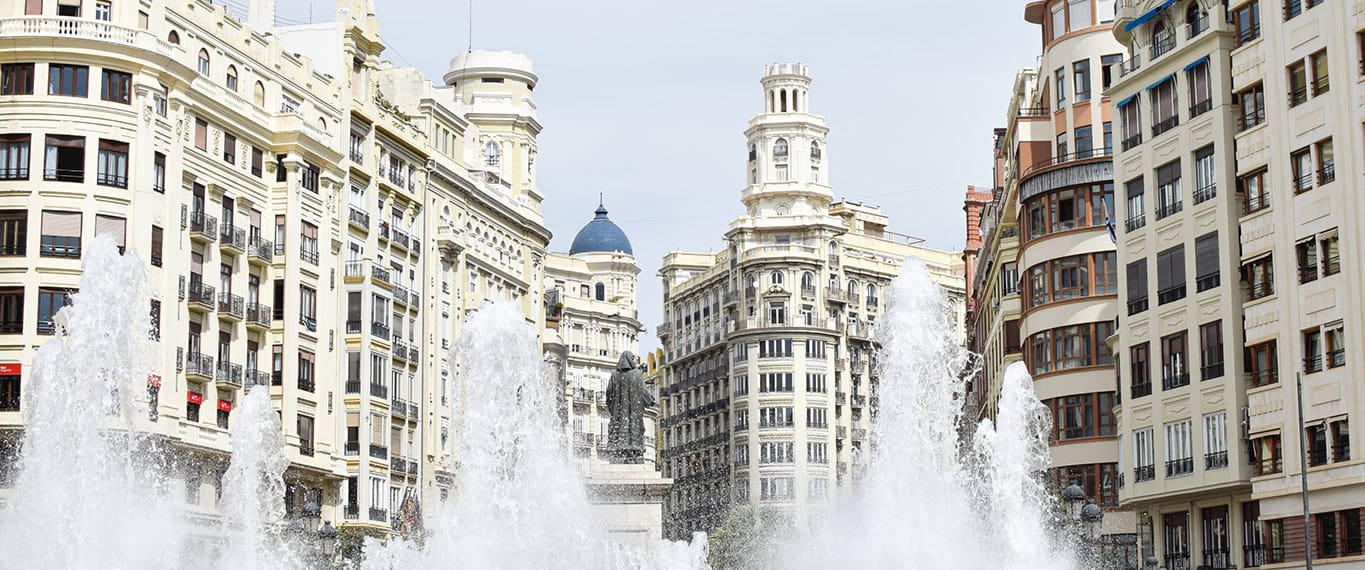 valencia cityscape view