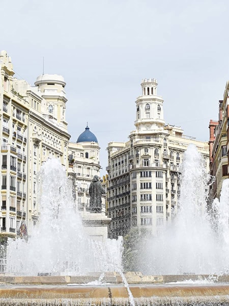 valencia cityscape view